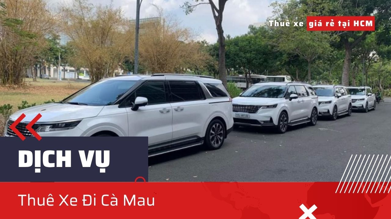 Xe 7 chỗ Sedona/Limousine đời mới, đón khách tại Cà Mau, thể hiện dịch vụ Thuê Xe Đi Cà Mau tiện nghi, phục vụ du lịch khám phá Đất Mũi.